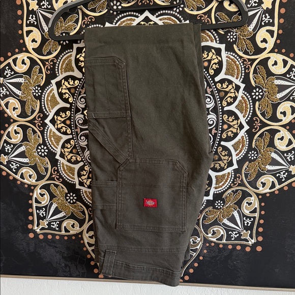 Dickies Women's Jeans in Dark Olive - Picture 1 of 6